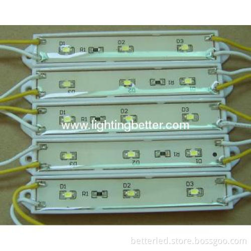 High brightness SMD3528 3leds/pce Led module with plastic cover